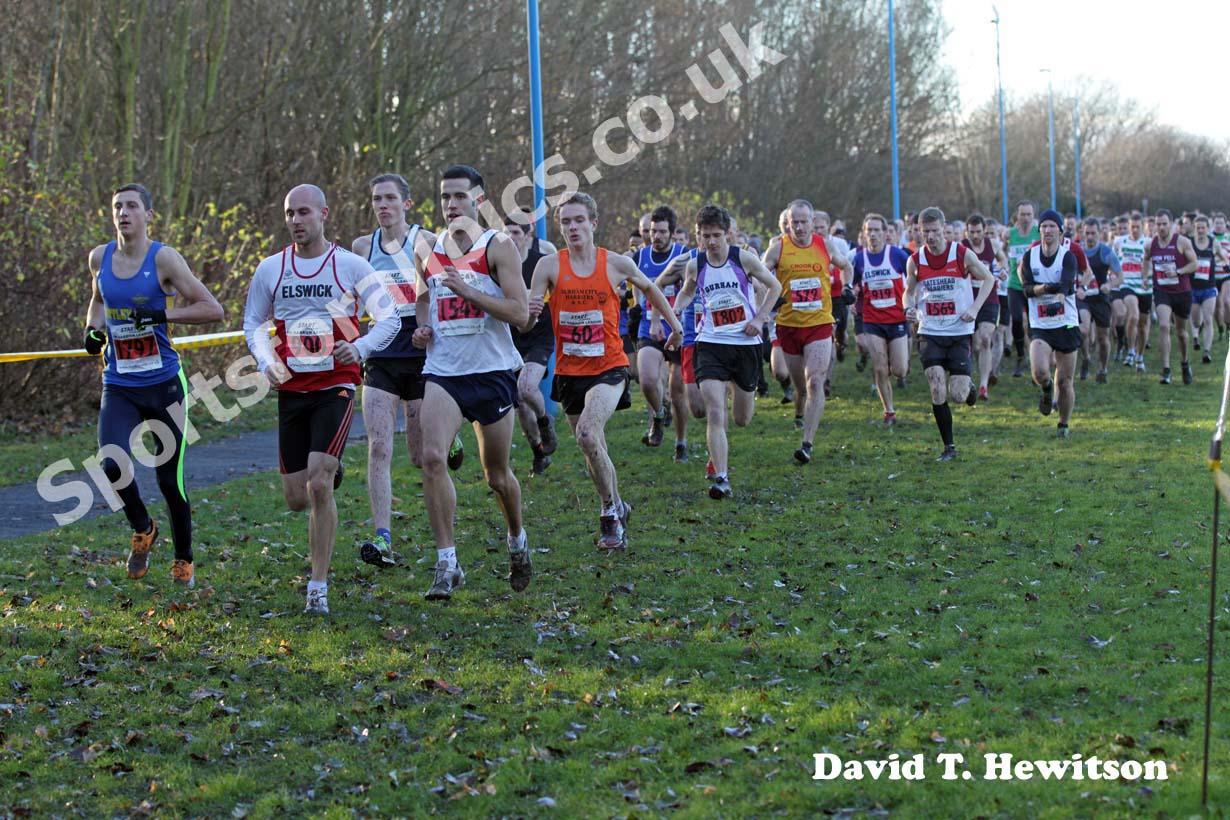 Red start, Start First North East Harrier League,  Jarrow.